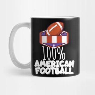 100% American football Mug